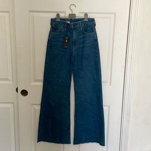G-Star RAW Deck Ultra High Wide Leg Jeans Faded Blue Jay